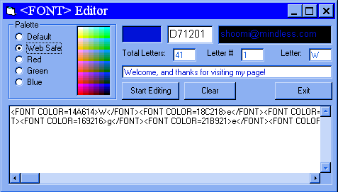 Color Font Preview