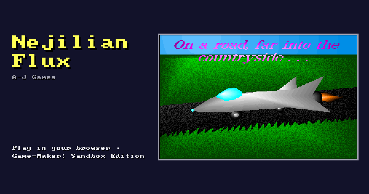 Nejilian Flux: its title screen