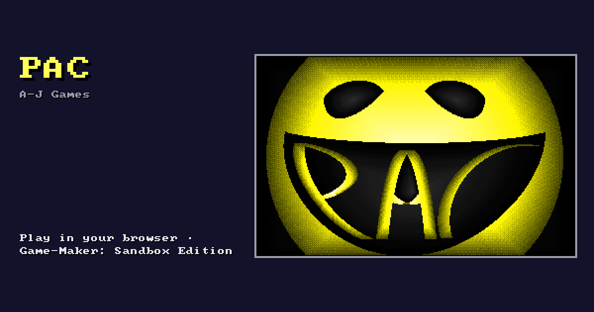 PAC: its title screen