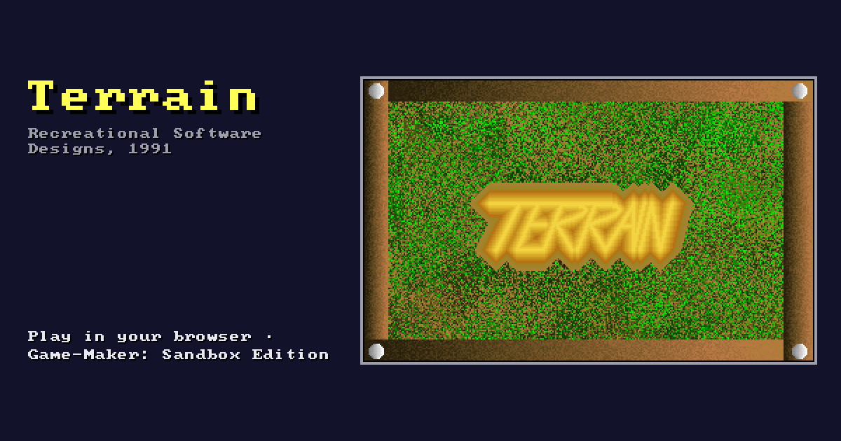 Terrain: its title screen