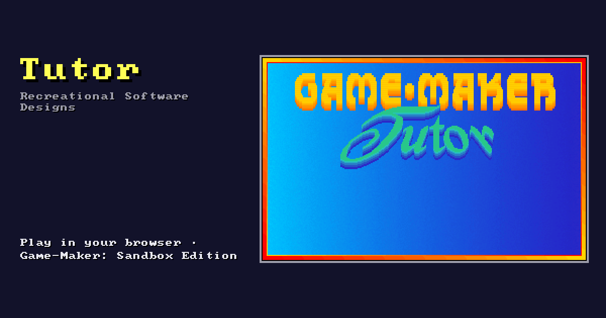Tutor: its title screen